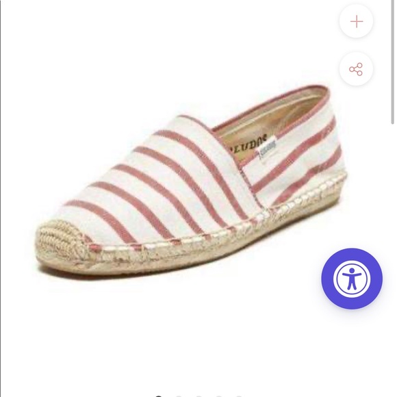 CLASSIC STRIPE ESPADRILLE IN RED AND WHITE SOLUDOS - Picture 2 of 10